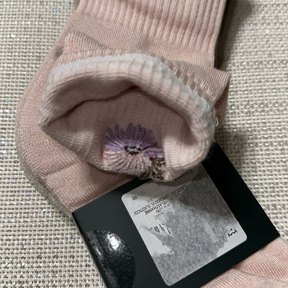 Ted Baker Earth Tones High Quarter Crew Floral Embroidery Stretch Socks 3pk - Picture 13 of 16